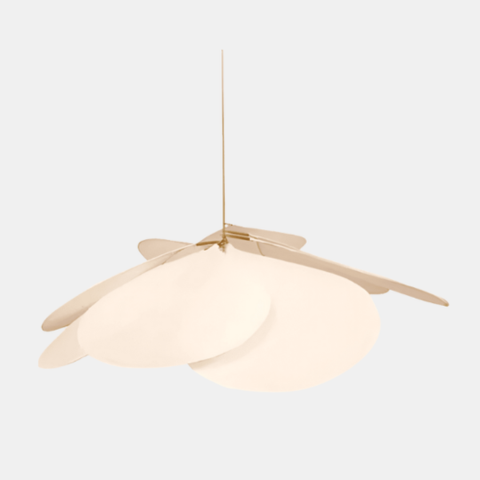 Lampe douce et lumineuse en forme de fleur | Suspendue