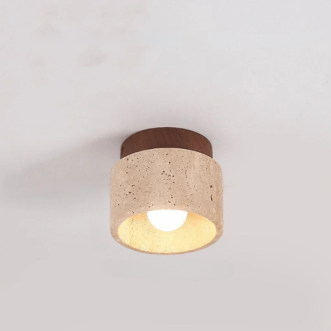 Plafonnier en pierre naturelle | LED