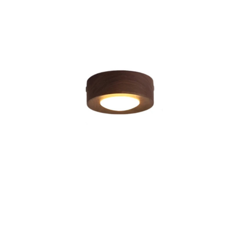 Lampe de plafond en bois de noyer | Suspendue