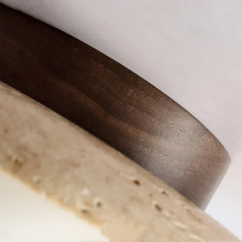 Plafonnier en pierre naturelle | LED