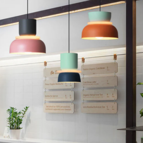 Suspension colorée | Moderne